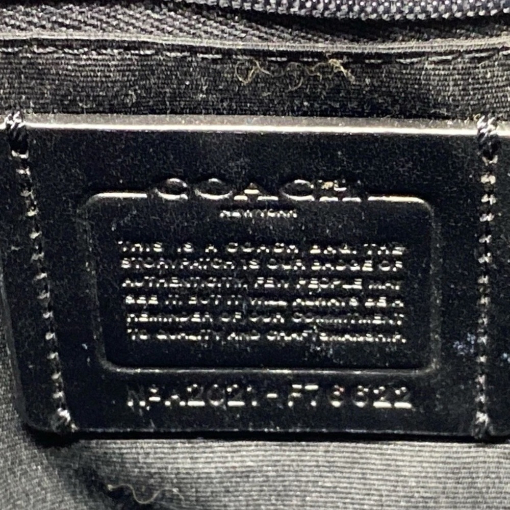 COACH Jordyn Backpack in Black with Signature C on the side EUC - Picture 8 of 9